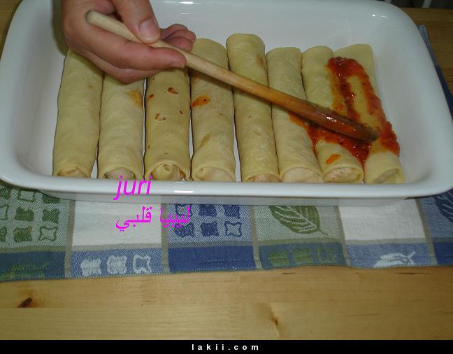 طريقة عمل الكنالوني بالدجاج بالصور